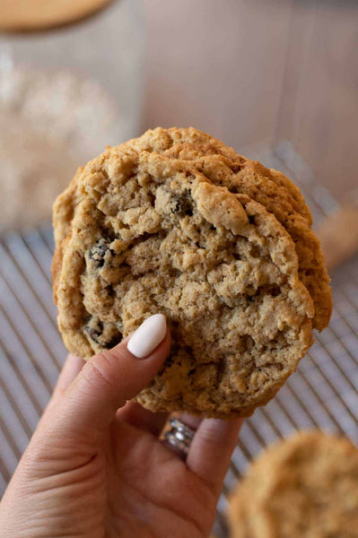Gluten Free Oatmeal Raisin Cookies