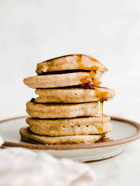 3-Ingredient Banana Oat Pancakes
