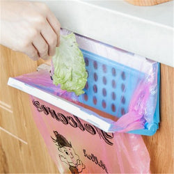 1PC Plastic Garbage Bag Rack Portable Hanging Trash Rubbish Bag Storage Rack Holder Kitchen Gadgets Storage Rack Hot Sale