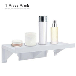 Upgraded Wall Mount Shelf,OKOMATCH No-Trace Stick Plastic Storage Rack For Kitchen/Bathroom,Decor Organizer In Living Room - No Drill & Nail Installation - Reusable(1pcs/Pack)