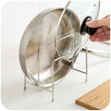 Stainless Steel Pot Lid Organizer Home Multi-function Kitchen Storage Lid Rack