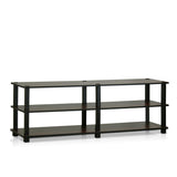 Furinno 3-Tier Wide Shoe Storage Rack 14038DBR/BK