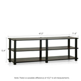 Furinno 3-Tier Wide Shoe Storage Rack 14038DBR/BK