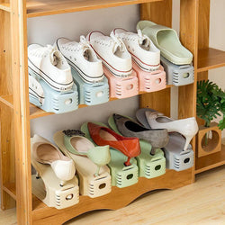 Home Double-Decker Shoes Storage Rack