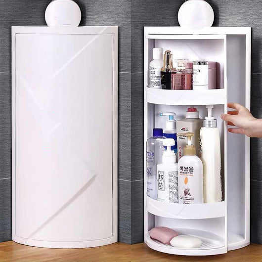 Multi-function 360° Rotating Corner Shelf