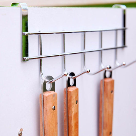 5 Hooks Stainless Steel Storage Rack