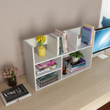 Desktop Office Bookcase Computer Desk Small Bookshelf Student Easy Shelves Children Storage Rack