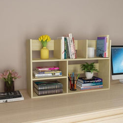Desktop Office Bookcase Computer Desk Small Bookshelf Student Easy Shelves Children Storage Rack