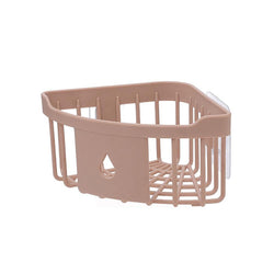 Traceless Plastic Bathroom Kitchen Corner Storage Rack