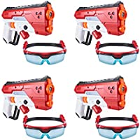 4-Pack ZURU X-Shot Laser Tag Laser Tag Guns & 360 deg. Sensor Goggles only $30.20