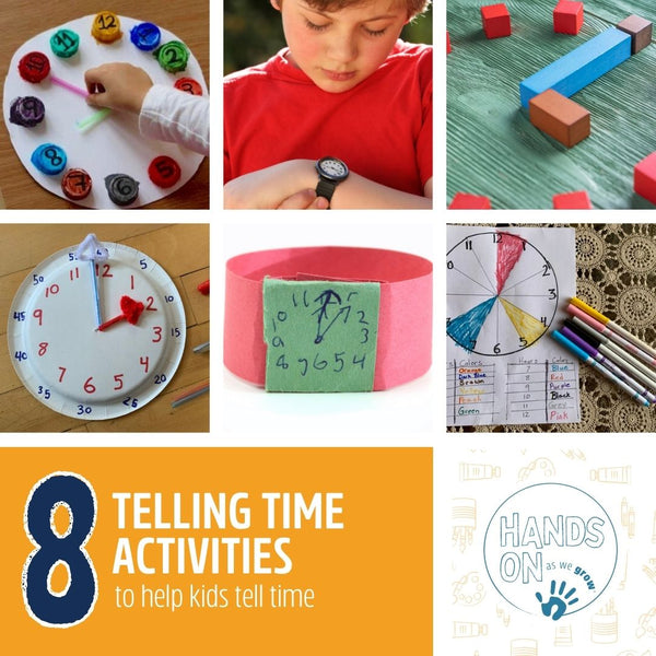 8 Telling Time Activities To Help Kids Tell Time! TICK TOCK