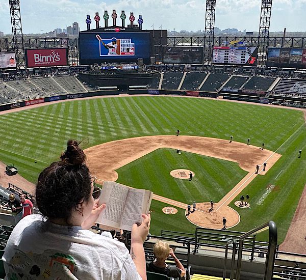 How To Read at a Baseball Game