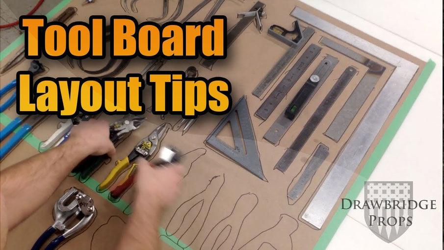 Levi sets up a tool board in his shop and shares his tips and tricks to laying out a fully customized board