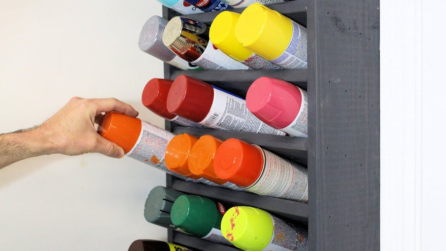 Making a Spray Paint Can Holder and Storage Rack by Specific Love Creations (2 years ago)