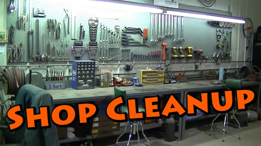 Getting the shop cleaned up and trying to organize it better