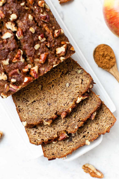 This is the healthiest Apple Banana Bread recipe ever