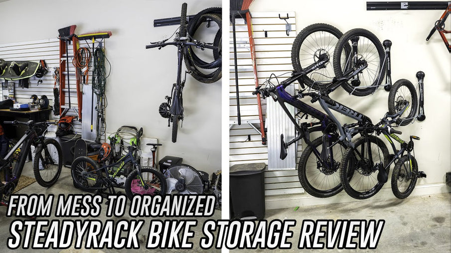 STEADYRACK REVIEW AND INSTALL - The BEST Vertical Vertical Bike Storage for your Garage? by BIKE198 (7 months ago)