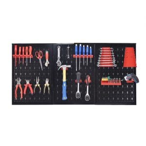 It is very odd to see garage tools or carpentry tools scattered at random over the workbench.  Improper organization of tools consumes more space and lead to wastage of more time when looking for right tool that you need to use