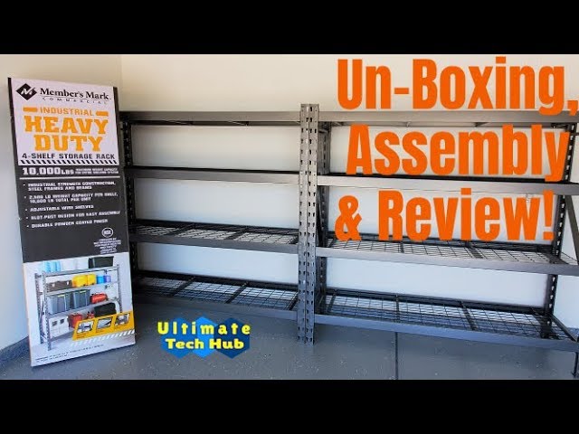 Welcome to another video from Ultimate Tech Hub and today I will show you step by step how to assemble a 4 Shelf Storage Rack