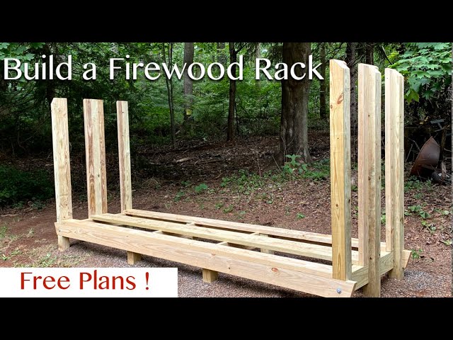 How To Build a Double Deep Firewood Storage Rack - Free Plans by Jon Peters - Longview Woodworking (7 months ago)