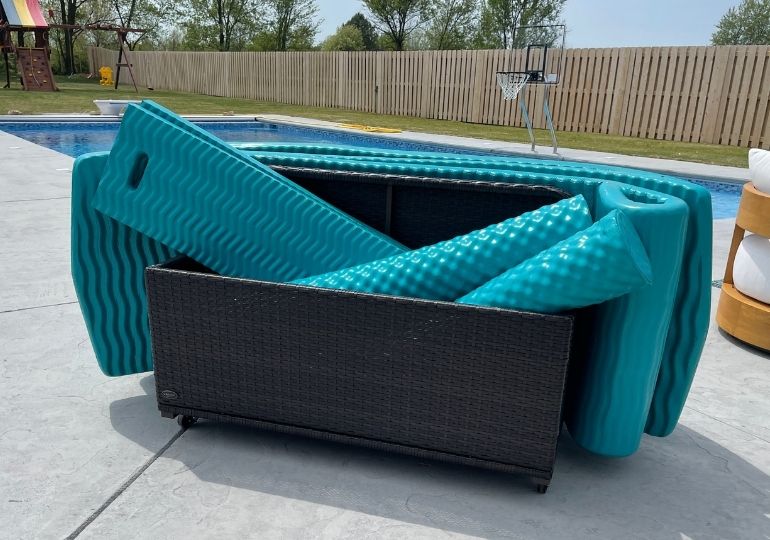 Pool Float Storage Rack on Sale for almost HALF the Price of Others!