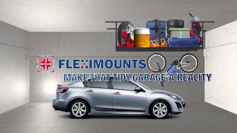 Fleximounts Overhead Garage Storage Rack Garage Organization System by FLEXIMOUNTS (4 years ago)