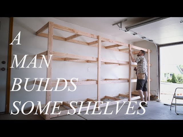 Today I show you how to build your own garage shelving unit built out of 2x4s and plywood (or OSB)