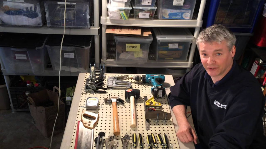 For tools that you use all the time and would like to keep visible and accessible, the pegboard can be a great organizing solution