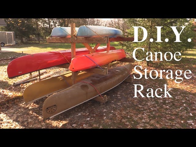 Canoe Storage Rack - D.I.Y