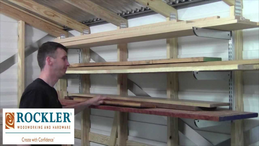 Adjustable Lumber Storage Rack Review | Laney Shaughnessy by Rockler Woodworking and Hardware (7 years ago)