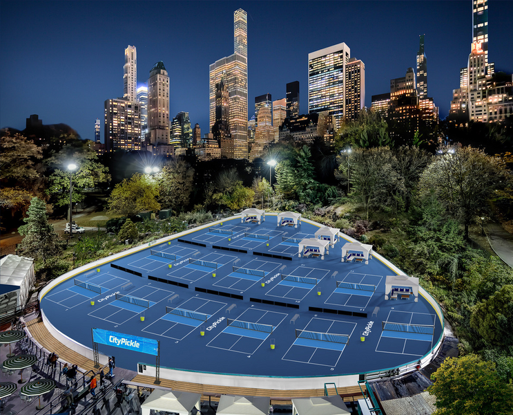 The largest pickleball installation in the Northeast is coming to Central Park next month