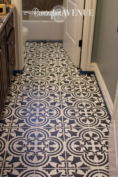 Perfect Concept Floor Tile Stencils