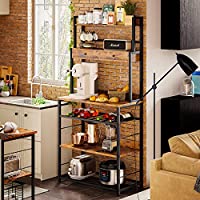 ODK 6 Tier Microwave Stand Bakers Storage Rack with Drawers only $88.39