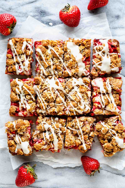 Strawberry Oatmeal Bars