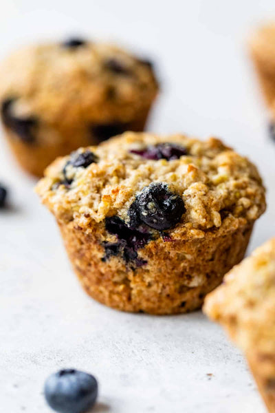 Blueberry Quinoa Muffins