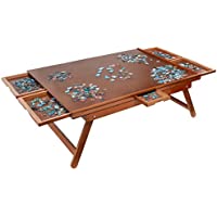 Jumbl 27" x 35" Wooden Puzzle Board Rack only $103.99