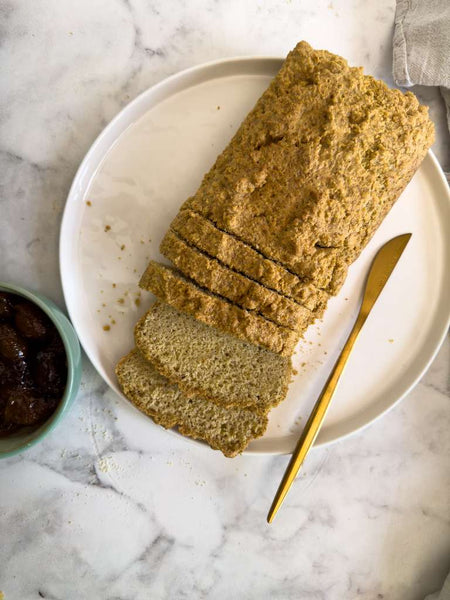 Keto Almond-Flour Bread (3g Net Carb)