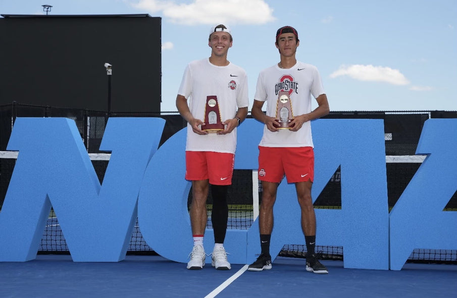 Men’s Tennis: Trotter’s and Lutschaunig’s final doubles match earns them NCAA doubles title