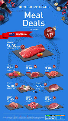 Cold Storage Meat Deals Promotion 01 - 07 December 2022