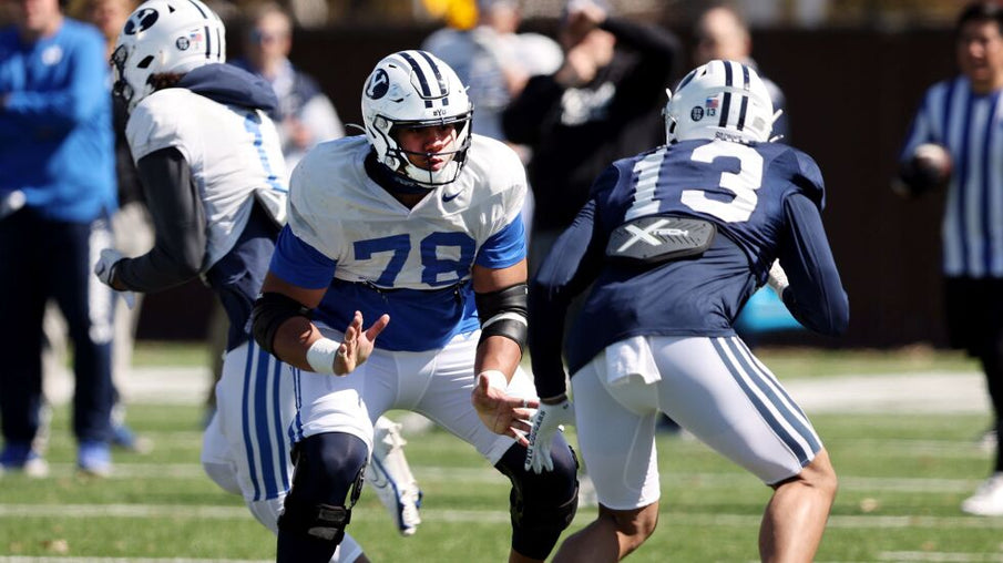 What BYU player is an early favorite to be a 2024 first-round NFL draft pick?