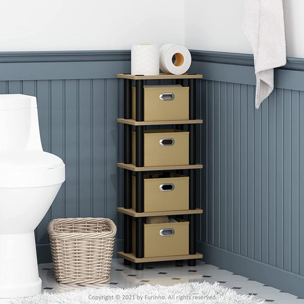 FURINNO Laci 4-Bins System Rack – Only $16.93!