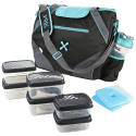 Fit & Fresh Jaxx FitPak Gym/Meal Prep Bag with 6-Pc Food Storage Set for $25 + free shipping