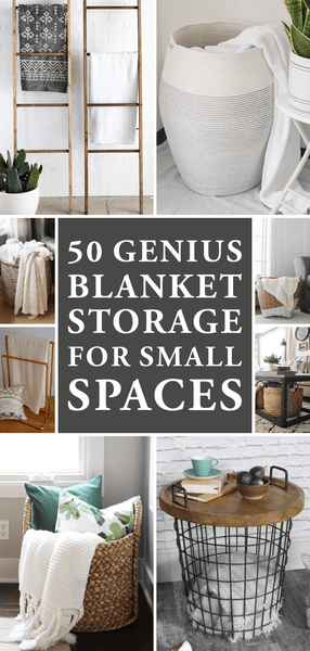50 Genius Blanket Storage for Small Spaces