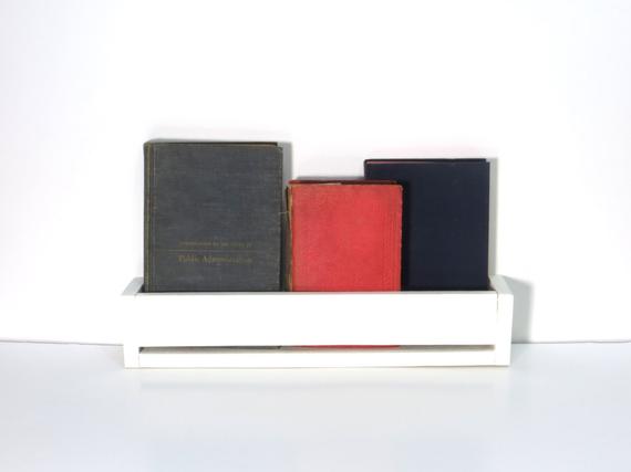 Kids Room Storage, Nursery Bookshelf, Wall Mounted Bookshelf, Floating Magazine Rack, Bookshelf, Floating Bookshelf, Modern Bookshelf by JustKnotWood