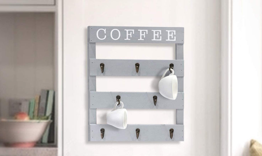 Keep Cups Handy and Save Cabinet Space With a Stylish Mug Rack