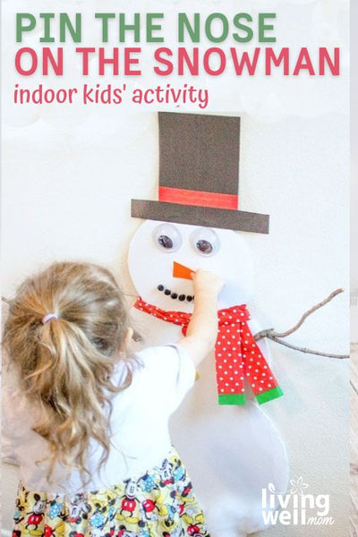 Pin the Nose on the Snowman {Indoor Activity}