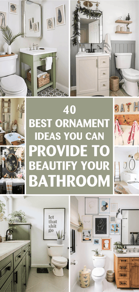 40 Best Ornament Ideas You Can Provide to Beautify Your Bathroom