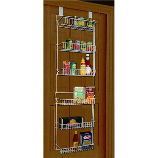 Trademark Global Overdoor Storage Basket Rack (5 Ft) for Only $13.50 (Was $25.99)!!!
