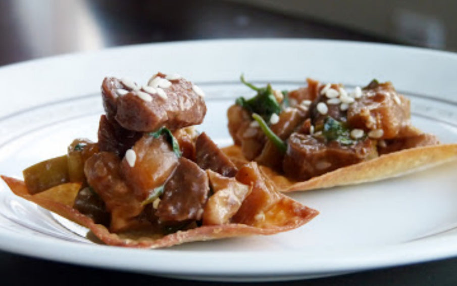 Chick’n Apple Walnut Bites