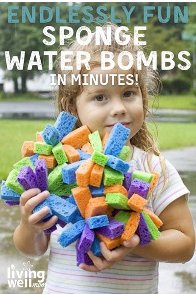 Reusable DIY Sponge Water Bombs For Endless Fun